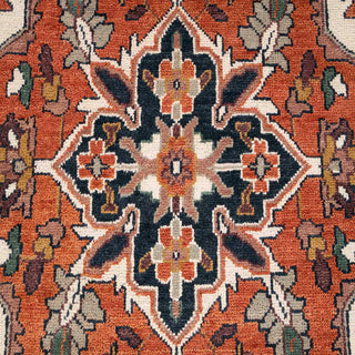 Alavian - Rust Coral Classic Retro Serapi High Quality Rug