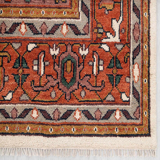 Alavian - Rust Coral Classic Retro Serapi High Quality Rug
