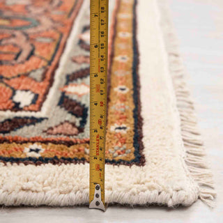 Alavian - Rust Coral Classic Retro Serapi High Quality Rug