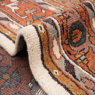 Alavian - Rust Coral Classic Retro Serapi High Quality Rug