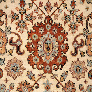 Sultan Ember - 8x10 Elegant Ivory Persian Premium Wool Hand Knotted Rug
