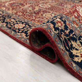 Kerman Sickle - 6x9 Red Vintage Persian Reproduction High KPSI Rug