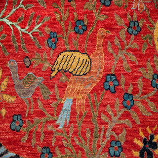 Caroline - Red Persian Garden Handmade Rug