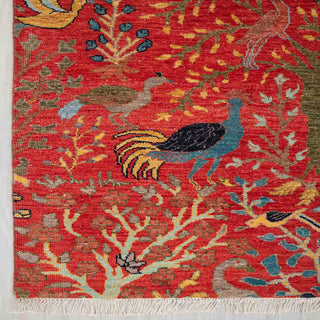 Caroline - Red Persian Garden Handmade Rug