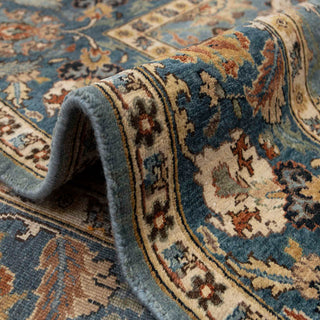 Golestan Blue - 8x10 Vintage Persian Bidjar Reproduction Wool Rug
