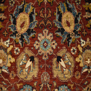 Ashford - 4x6 & 5x7 Rust Traditional Persian Ziegler Super Fine Quality Hand Knotted Rug