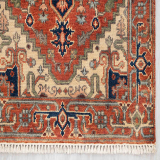 2'6x10 Ft Red Persian Serapi Fine Wool Runner Rug