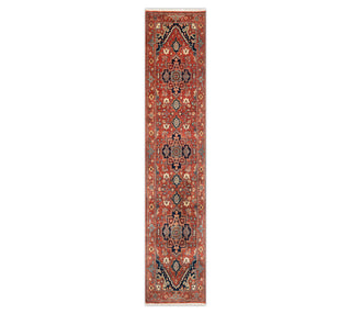 2.6x8 2.6x10 Runner Rug Classic Persian Style Red Rust Hand Knotted Soft Wool Hallway Rug