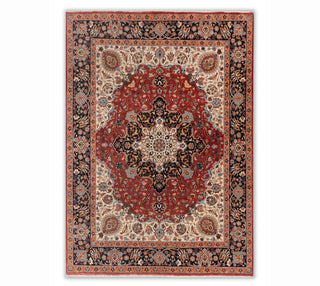 8x10 Classic Persian Serapi Red Wool Rug For Living Room, carpet for Living Room