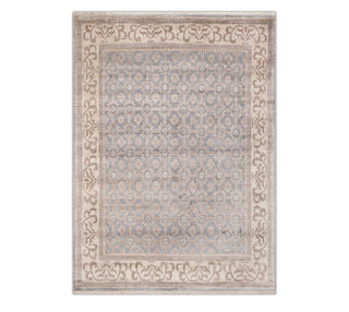 8x10 Gray Modern Style Bamboo Silk Rug Indian Artisan Handmade living room Rug