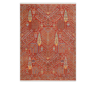9x12 Red Wool hand knotted Oushak Inspired Fine Quality Carpet for living room