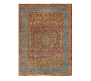 9x12 Vintage Persian Medallion Mamluk Reproduction High KPSI Wool Carpet