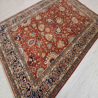 Ashford - 6x9 Red Persian Ziegler Super Fine Quality Hand Knotted Area Rug