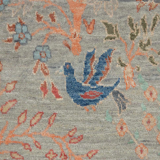 9x12 Persian Birds of Paradise Inspired Woolen Rug