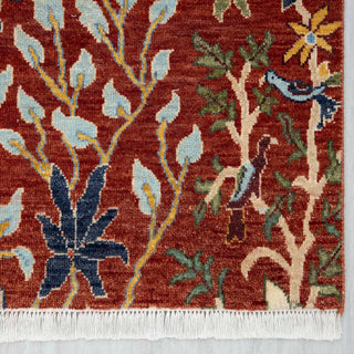 2'6x10 Persian Garden of Paradise Bird Runner Rug