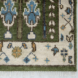 Persian Tree of Life Inspired Soft Plush Feel Wool Runner Rug