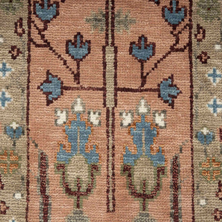 Persian Tree of Life Inspired Soft Plush Feel Wool Runner Rug