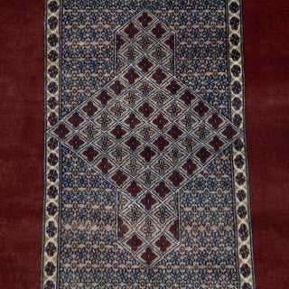 Desert 6x9 Rust Red Vintage Style Tribal Bokhara Rug