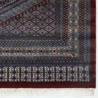 Desert 6x9 Rust Red Vintage Style Tribal Bokhara Rug