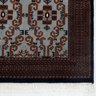 Samarqand 5x7 Tribal Bokhara Pure Wool Area Rug