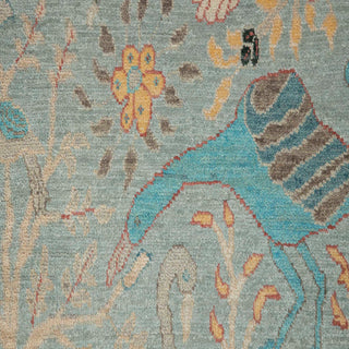 2.6x10 Pastel Birds & Tree of Life Runner Rug