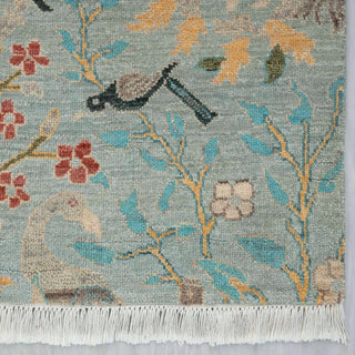2.6x10 Pastel Birds & Tree of Life Runner Rug