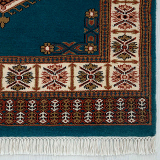 Sapphire 3x5 Hand Knotted Tribal Oriental Woolen Rug