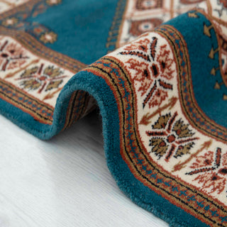 Sapphire 3x5 Hand Knotted Tribal Oriental Woolen Rug