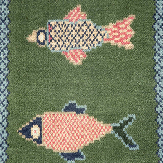 Pisces Fish Pattern Custom Size Runner Rug