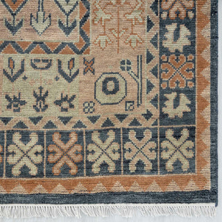 Patricia 9x12 Hand Knotted Tribal Oushak Inspired Wool Rug