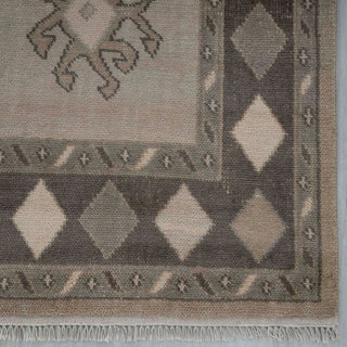 Martin 9x12 Distressed Tribal Look Hand Knotted Rug