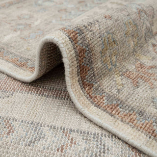 Kessier 9x12 Distressed Hand Knotted Oushak Wool Rug