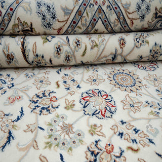 Nain 8x10 Allover Persian Wool & Silk Rug