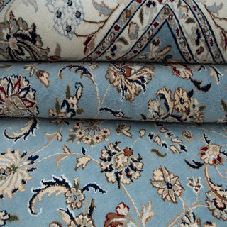 Nain 8x10 Allover Persian Wool & Silk Rug