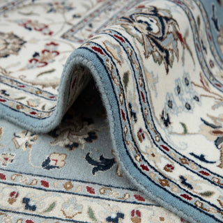 Nain 8x10 Allover Persian Wool & Silk Rug