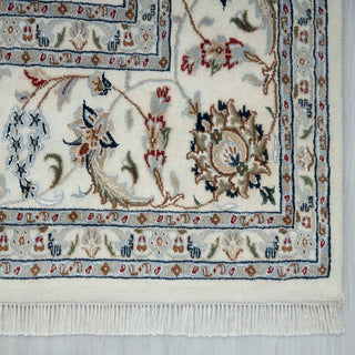 Nain 9x12 Allover Persian Wool & Silk Rug