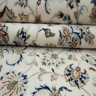 Nain 9x12 Allover Persian Wool & Silk Rug