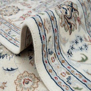 Nain 9x12 Allover Persian Wool & Silk Rug