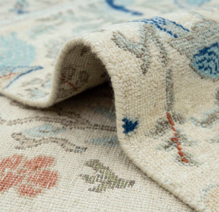 4x6 Ivory Birds of Paradise Floral Wool Rug