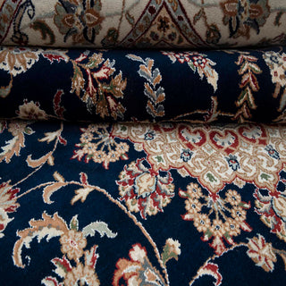 Nain Medallion Wool & Silk Rug