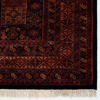 Herati 9x12 Hand Knotted Traditional Bokhara Silky Feel Wool Rug