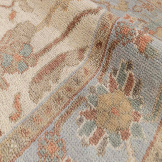 Dallas 8x10 Ivory Vintage Oushak Inspired Wool Rug