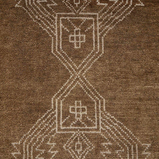 Dallas 8x10 Rich Brown Hand Knotted Woolen Rug