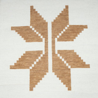 Desert Mesa Ivory & Brown Southwestern Style Woolen Runner