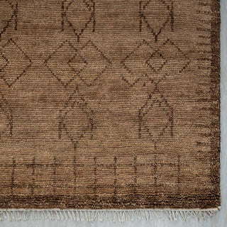 Kroher 12x15 Large Area Earth Tone Hand Knotted Wool Rug