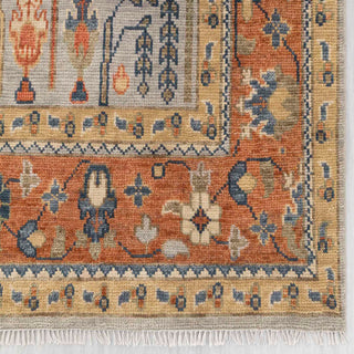 Evas - 12x15 Persian Tree Of Life Gray Oversize Oushak Rug