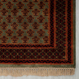 Herati 3x5 Vintage Style Fine Quality Pure Wool Rug