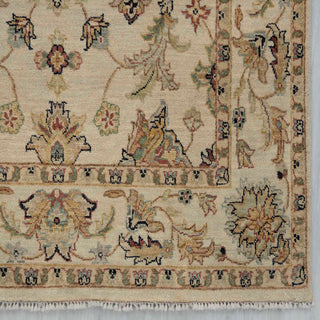 Hamadan 4x6 Traditional Floral Ivory Area Rug