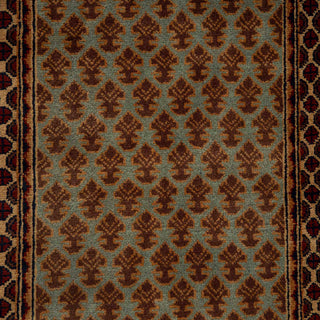 Herati 2'6x10 Fine Weave Persian Senneh Wool Rug