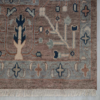 Marietta 12x15 Large Area Tree Motifs Oushak Inspired Wool Rug